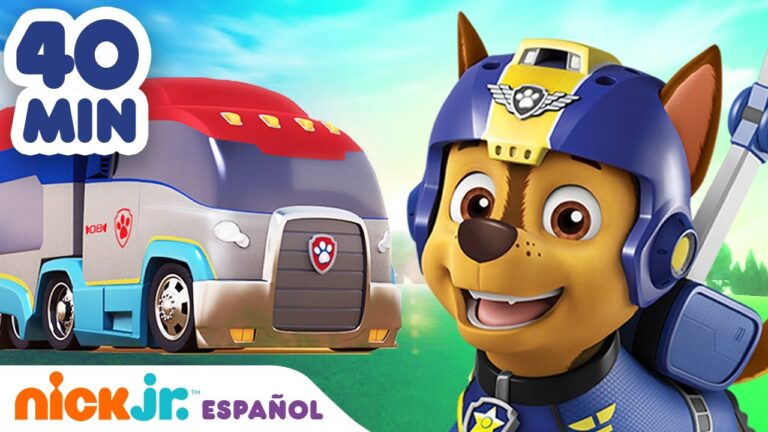 autos de paw patrol en accion