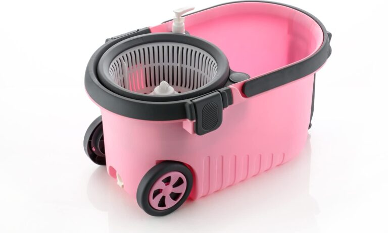 Qué ventajas ofrece un balde con mopa giratoria para limpiar 14 balde con mopa giratoria en accion