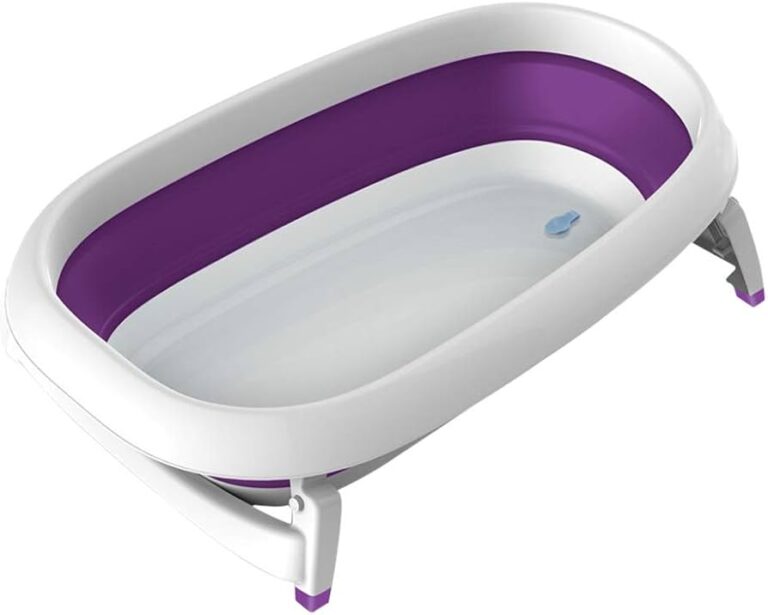 banera de bebe plegable en un hogar