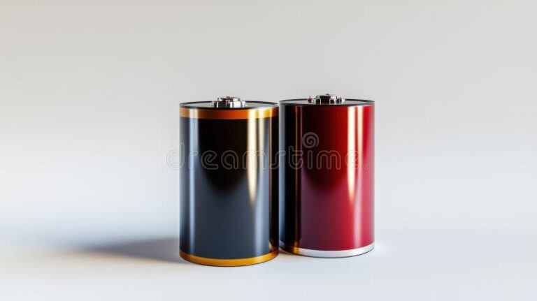 bateria de auto sobre fondo neutro