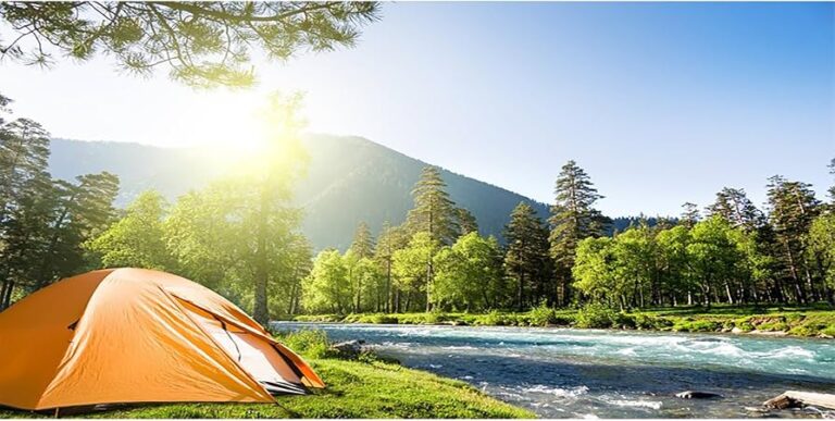Para qué sirve una carpa y cuáles son sus principales usos 23 carpa desplegada en un paisaje natural
