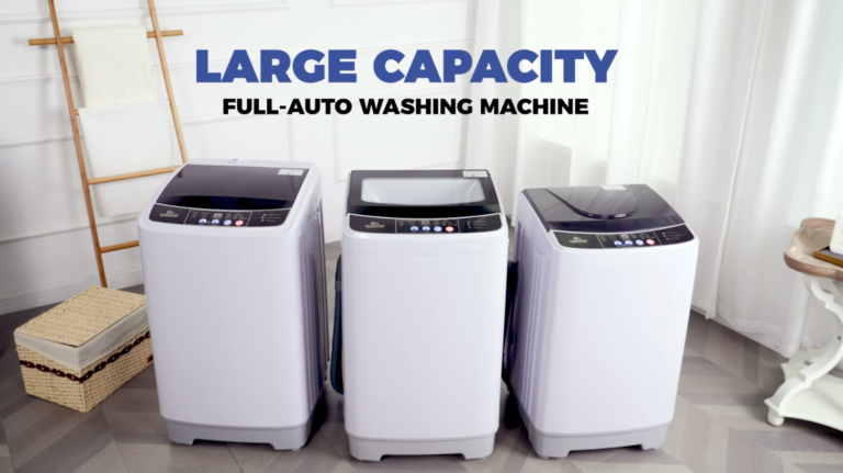centrifuga de ropa en tienda moderna