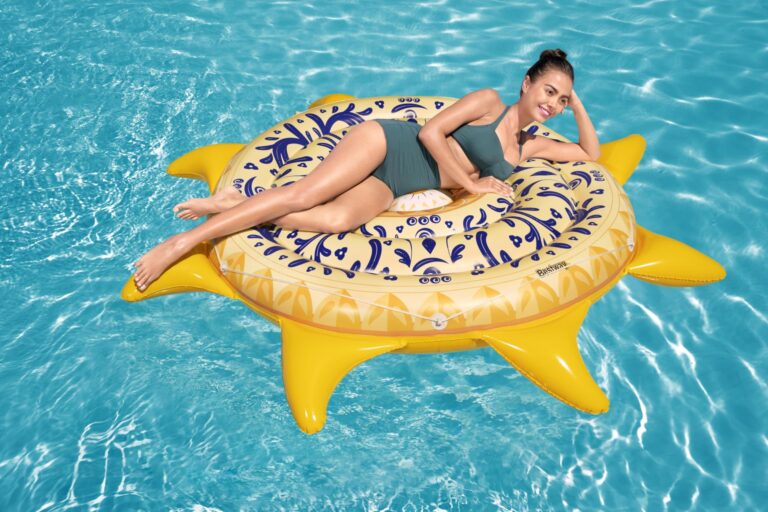 colchon inflable bestway en accion