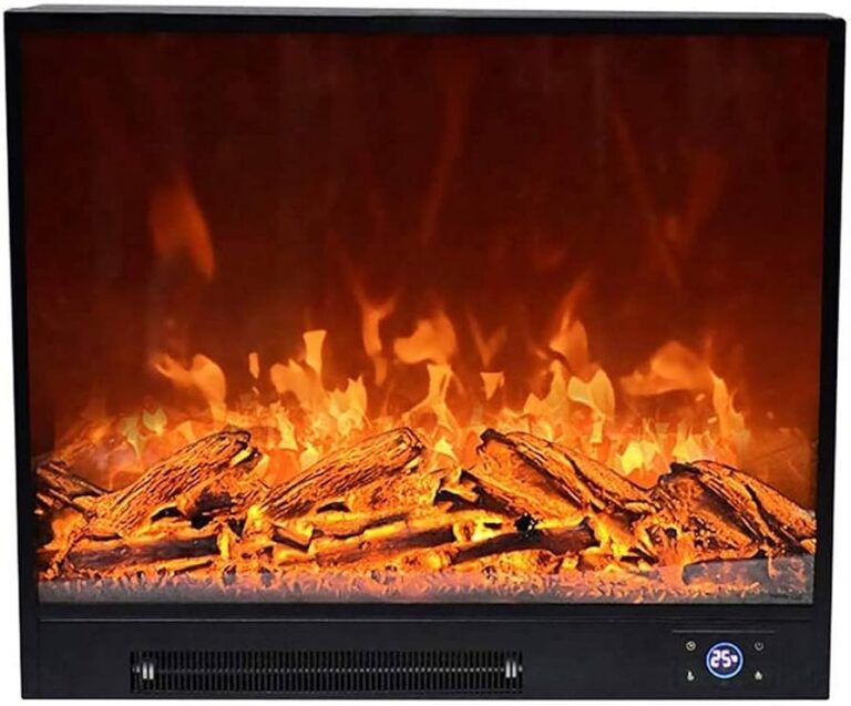 estufa electrica en ambiente acogedor