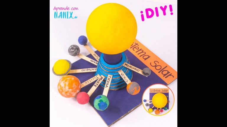 globos representando el sistema solar en exposicion