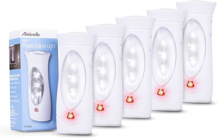 kit de emergencia con luces led encendidas