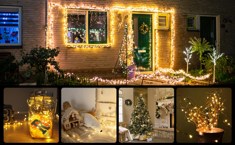 Cuáles son las mejores luces LED a pilas para usar en casa 16 luces led a pilas encendidas en casa