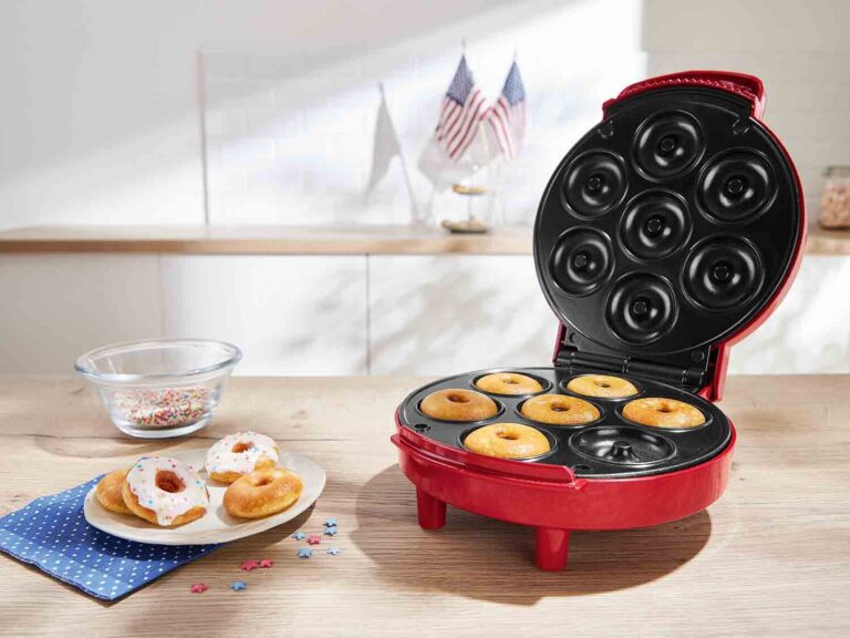 maquina de donuts en accion