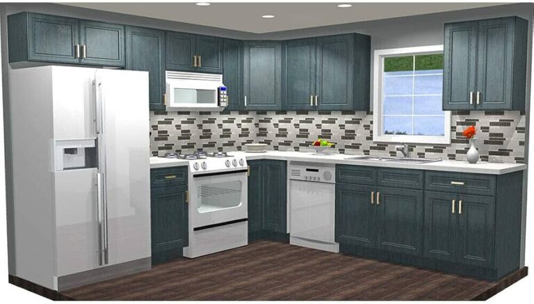 mueble de cocina montado en la pared