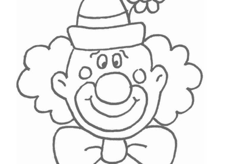 Cómo colorear un payaso usando números para aprender divirtiéndote 19 nino coloreando un dibujo de payaso