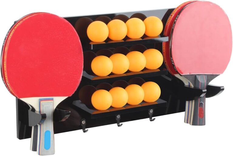paleta de ping pong sobre una mesa