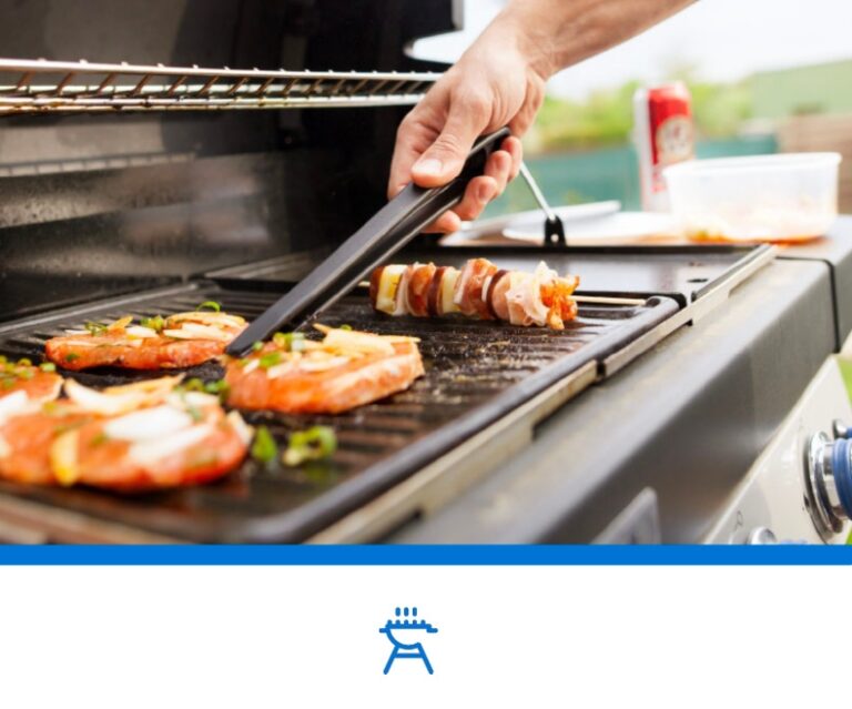 parrilla a gas mr beef en ambiente chileno