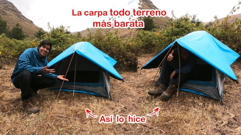 Cómo armar una carpa fácilmente en 5 simples pasos 6 persona armando una carpa en la naturaleza