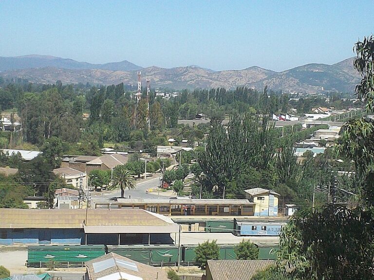 vista de san javier chile con casas